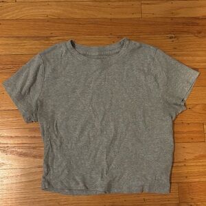 Hollister Heather Gray Baby Tee